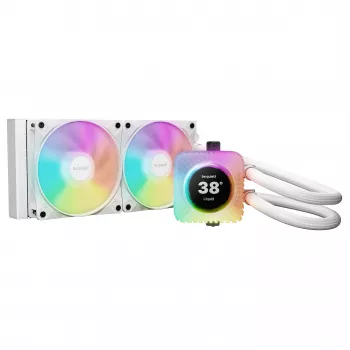 be quiet! Light Loop IO LCD 240mm White All-in-One šķidruma CPU dzesētājs