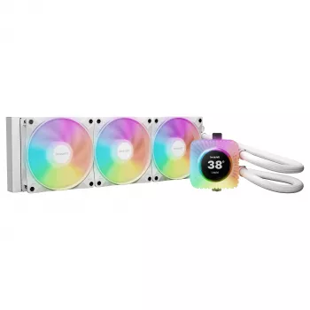 be quiet! Light Loop IO LCD 360 mm White All-in-One šķidruma CPU dzesētājs Intel/AMD