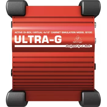 Behringer GI100 aktīvā 1 kanāla DI kaste ar skaļruņu simulāciju