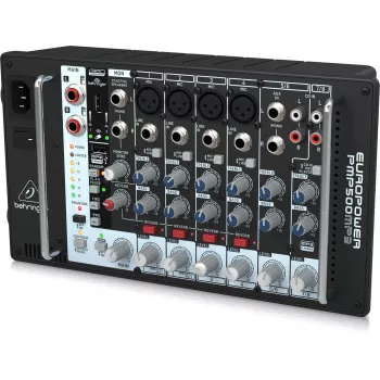 Behringer PMP500MP3 8 kanālu audio mikseris, melns