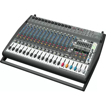 Behringer PMP6000 20 kanālu audio mikseris, melns