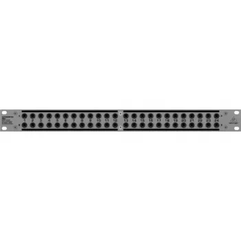 Behringer PX3000 48-Punktu 1/4 inch TRS Patch Panel, 1U Rackmontāžai, 3 Režīmu Pārslēgšana