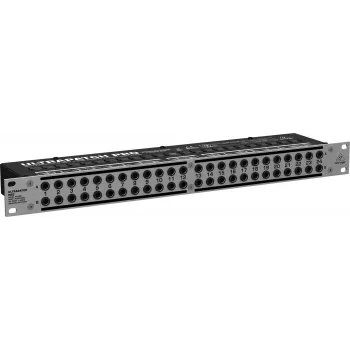 Behringer PX3000 48-Punktu 1/4 inch TRS Patch Panel, 1U Rackmontāžai, 3 Režīmu Pārslēgšana