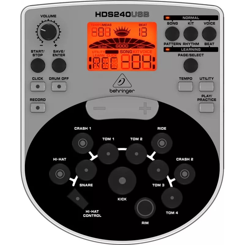 Behringer XD80USB elektronisko bungu komplekts, melns