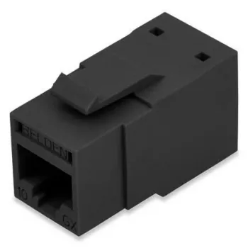 Belden REVConnect 10GX UTP modulārā ligzda RVAMJKUBK-B24, Cat.6A, melna, Bulkpack 24 pcs