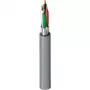 Belden Security & Sound, #22-4c BC, Ekranēts Daudzdzīslu Kabelis, 4 Dzīslas, 22 AWG, Kails Varš, CMR, 300V, Pelēks PVC Apvalks