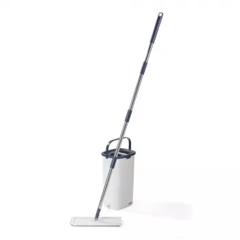 Beldray LA00000008EU7 Flat Head Mop & Bucket Set - Grey/Blue