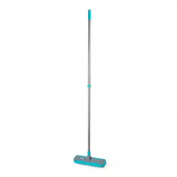 Beldray LA00000011UFEU7 Anti-Bac Dual Action Gumijas Galvas Slota ar Teleskopisku Rokturi, Pelēka/Melna