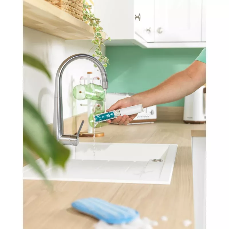 Beldray LA00000018UFFEU7 Anti-bac Gel Lint Roller Set - atkārtoti lietojams silikona želejas pūku tīrītājs drēbēm, mēbelēm un dzīvnieku spalvai - zils/pelēks