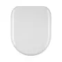 Beldray LA072771PEU7 Anti-bac D-shaped Toilet Seat, White