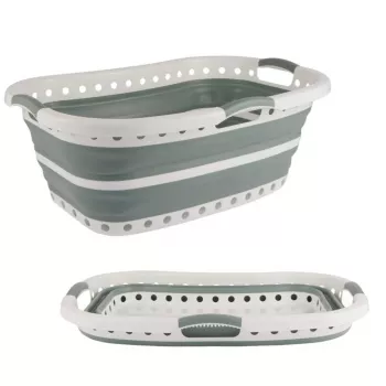 Beldray LA072979GRNFEU7 37 L Saliekamais Hip Hugger veļas grozs – zaļš