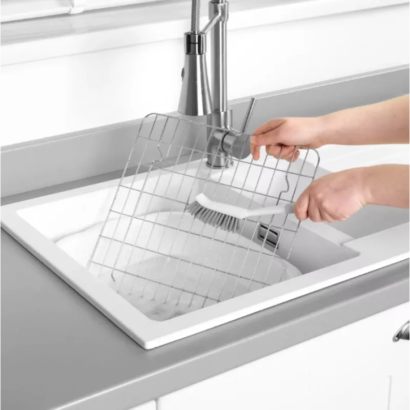 Beldray LA082572PEU7 antibakteriāla šaura trauku mazgāšanas birste, baltā krāsā