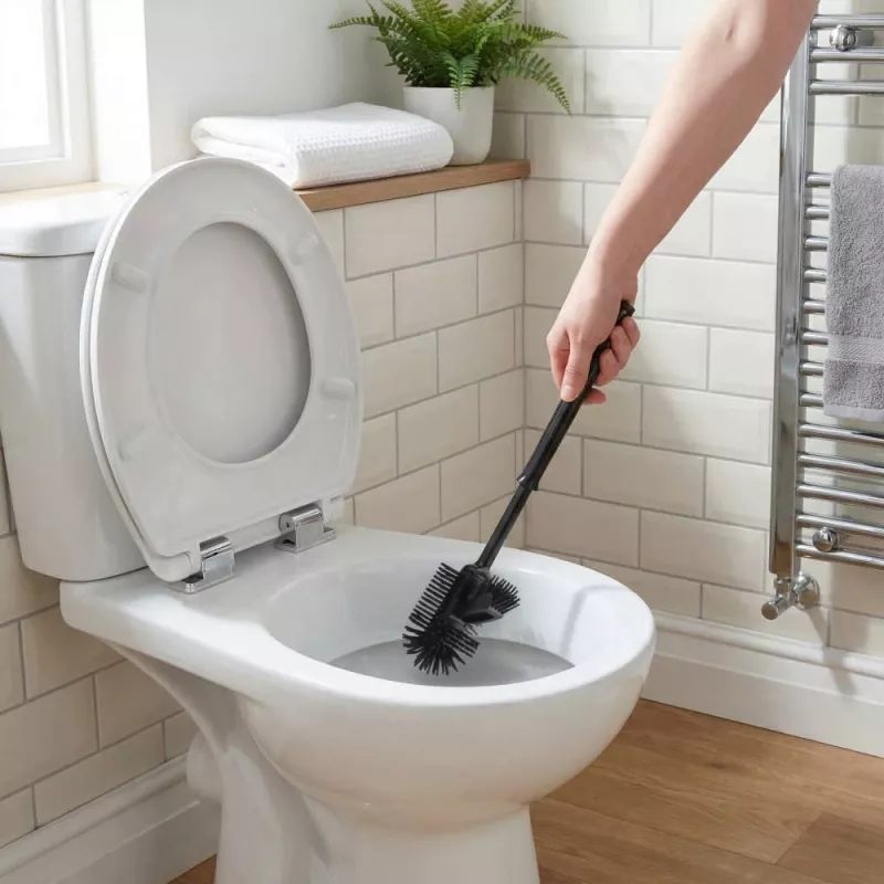 Beldray LA084538BLKPEU7 Anti-bac tualetes birste ar turētāju - Melna