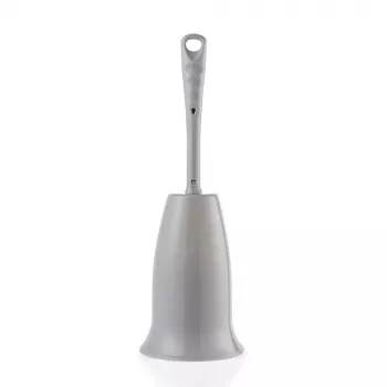 Beldray LA084538GRYPEU7 Anti-bac Tualetes birstes komplekts ar turētāju, Pelēks, Sudraba jonu tehnoloģija, Silikona birstes galva, Nerūsējošā tērauda rokturis, Piliennecaurlaidīga pamatne, Ventilējams dizains