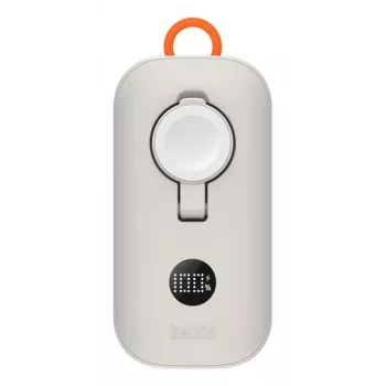 Belkin BoostCharge Pro 10000 mAh ārējais akumulators ar Apple Watch ātro lādētāju, 45W, 2x USB-C, melns