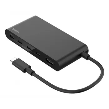 Belkin CONNECT 5-Port USB-C Hub ar 4K HDMI un 60W Power Delivery - Melns (AVC021HQBK)