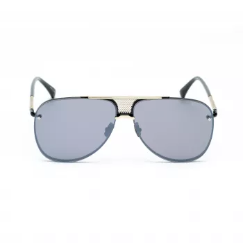 BELSTAFF BECKINGTONIIN Vīriešu Kvadrātveida Acetāta Saulesbrilles – Melns Rāmis Pelēkas Lēcas 63/12/145 mm