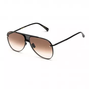 Belstaff Beckinton Vīriešu Saulesbrilles - Melns Acetāta Rāmis, Pelēkas Lēcas 61/12/145 mm UV400