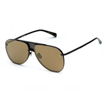 BELSTAFF BEKINGTONNEG Vīriešu taisnstūra saulesbrilles - melns rāmis, pelēkas lēcas 61/12/145 mm