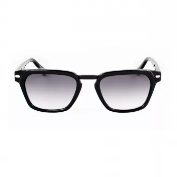 BELSTAFF MAN COOPER-S193 Saulesbrilles - 52/21/145 mm - Melns Rāmis Pelēkas Lēcas