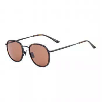 BELSTAFF MAN ORWELL-S072 Saulesbrilles – Melns rāmis, Pelēkas lēcas, 50/22/150 mm