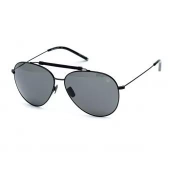 BELSTAFF MAN PANTHER-NEGRO Saulesbrilles - Melns Rāmis, Pelēkas Lēcas, 61/13/145 mm