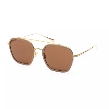 Belstaff Merrick II vīriešu saulesbrilles bēšā krāsā ar brūnu gradientu, 57 mm