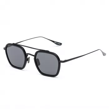 BELSTAFF MERRICKNEGROW Unisex Sauļošanās Brilles - Melns Rāmis, Dūmu Pelēkas Lēcas, 47/23/143 mm