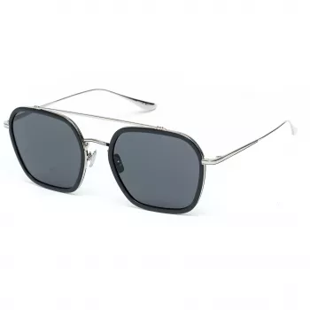 Belstaff Merrikiigris vīriešu saulesbrilles – pelēks acetāta rāmis ar pelēkām polikarbonāta lēcām – 52/17/140 mm