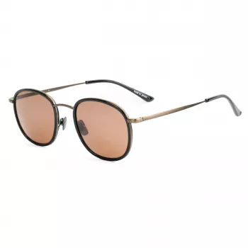 BELSTAFF Orwell-S071 vīriešu saulesbrilles - melns acetāta rāmis, pelēkas UV400 lēcas, 50/22/150 mm
