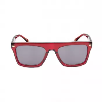 BELSTAFF Randfodii vīriešu saulesbrilles – acetāta rāmis, polikarbonāta lēcas, UV400 aizsardzība, 58 mm lēcu platums, melns/pelēks