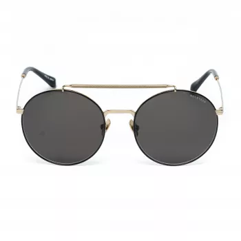 Belstaff Staham Dorado Men's Sunglasses - Pilot Square Acetate Frame UV400 Grey Lens 54mm