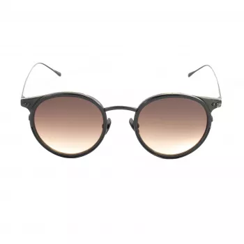 BELSTAFF Unisex Parkgate-S120 Saulesbrilles - Melns Acetāta Rāmis, Pelēkas Polikarbonāta Lēcas, UV400 Aizsardzība, 48/21/145 mm