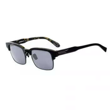 BELSTAFF Unisex Rampling-S103 Saulesbrilles (52/20/145 mm) Melns Rāmis Pelēkas Lēcas