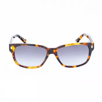 BELSTAFF Women Crosby-S197 Sauļošanās brilles - Acetāta ģeometrisks rāmis, CR-39 pelēkas lēcas, 55/15/145 mm