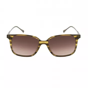 BELSTAFF Women's Bonington Saulesbrilles BONINGTONS024 - Melns Acetāta Rāmis, Pelēkas Polikarbonāta Lēcas, UV400 Aizsardzība, 53mm Lēcas Platums