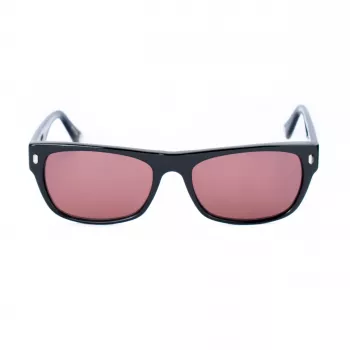 BELSTAFF Women's Hudson S181 saulesbrilles - melns acetāta rāmis, pelēkas CR-39 lēcas, 54/17/145 mm