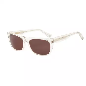 BELSTAFF Women's Hudson-S182 saulesbrilles - melns acetāta rāmis, pelēkas polikarbonāta lēcas, 54/17/145 mm
