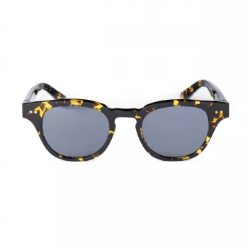 BELSTAFF Women's Marshall S064 Saulesbrilles - Melns Acetāta Rāmis, Pelēka Polikarbonāta Lēca, 47/21/148 mm