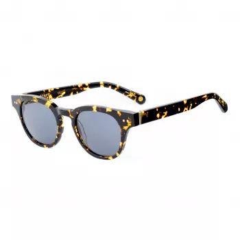 BELSTAFF Women's Marshall S064 Saulesbrilles - Melns Acetāta Rāmis, Pelēka Polikarbonāta Lēca, 47/21/148 mm