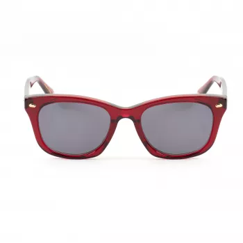 Belstaff Women's Rockford S148 saulesbrilles - melns rāmis, pelēkas lēcas, 52 mm