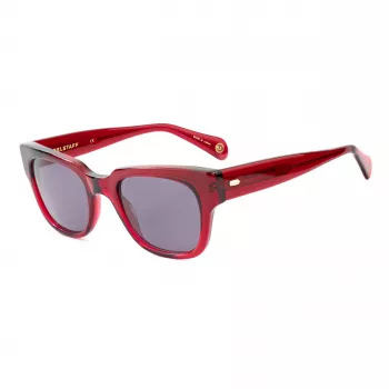 BELSTAFF Women's Talbrook-S204 Sauļošanās brilles - Melns acetāta rāmis, Pelēkas polikarbonāta lēcas, 50/22/145 mm