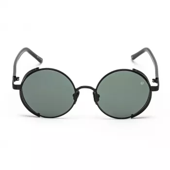 BELSTAFF Women Trophy II Saulesbrilles - Melns Acetāta Rāmis, Pelēkas Lēcas, 53mm