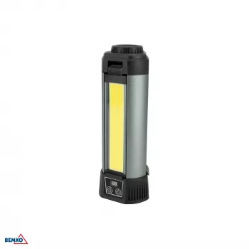 BEMKO Multifunkcionālais LED lukturis 6000mAh IP42, 1000 lūmeni, ar USB-C uzlādi