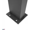BEMKO SOLVEO Hybrid LED dārza staba lampa, 7W, 600lm, CCT 3000K/4000K/6500K, 80cm, IP65, tumši pelēka, PIR sensors