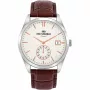 BEN SHERMAN vīriešu pulkstenis WB039T 43mm brūna ādas siksna melns ciparnīca