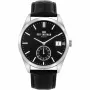 Ben Sherman Men's WB039BB Analogue Quartz Watch 43mm Black Dial Black Leather Strap