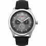 Ben Sherman WBS112B vīriešu analogais kvarca pulkstenis 43mm melns ciparnīca ādas siksniņa