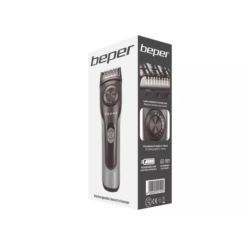 Beper 40.332 3,5L manuālais fritieris 1300W melns
