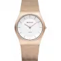 BERING Women's Classic Quartz Analog Wristwatch 11935-366 ar titāna korpusu un nerūsējošā tērauda aproci
